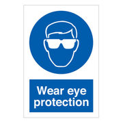 Wear Eye Protection Sign